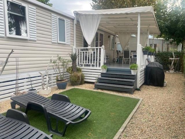 Mobil Home Valras Plage Bagian luar foto
